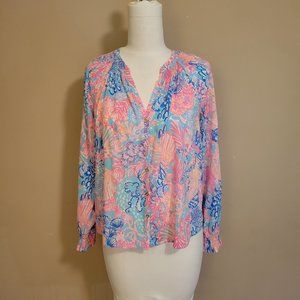 Lilly Pulitzer Button-Down Blouse
